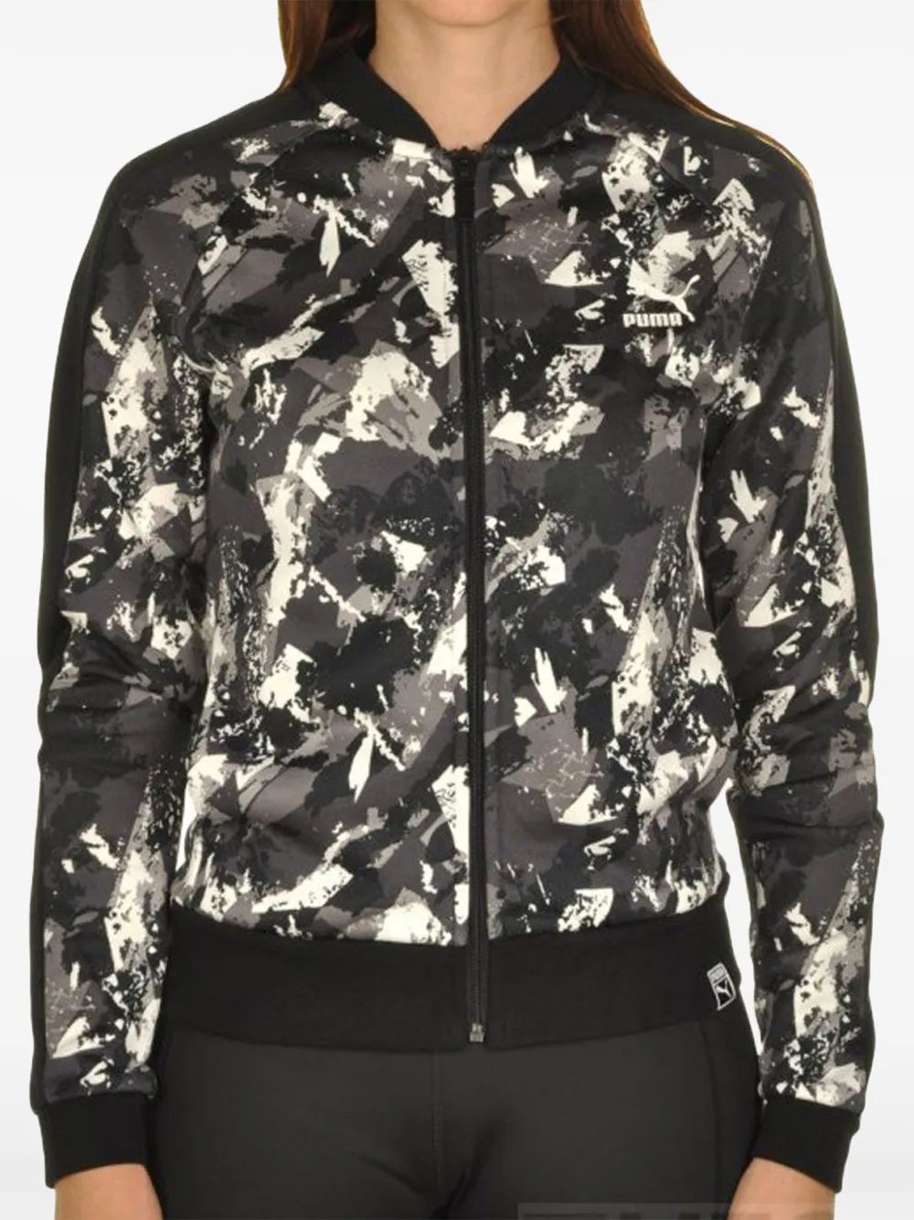 PUMA all-over print track jacket - Nero
