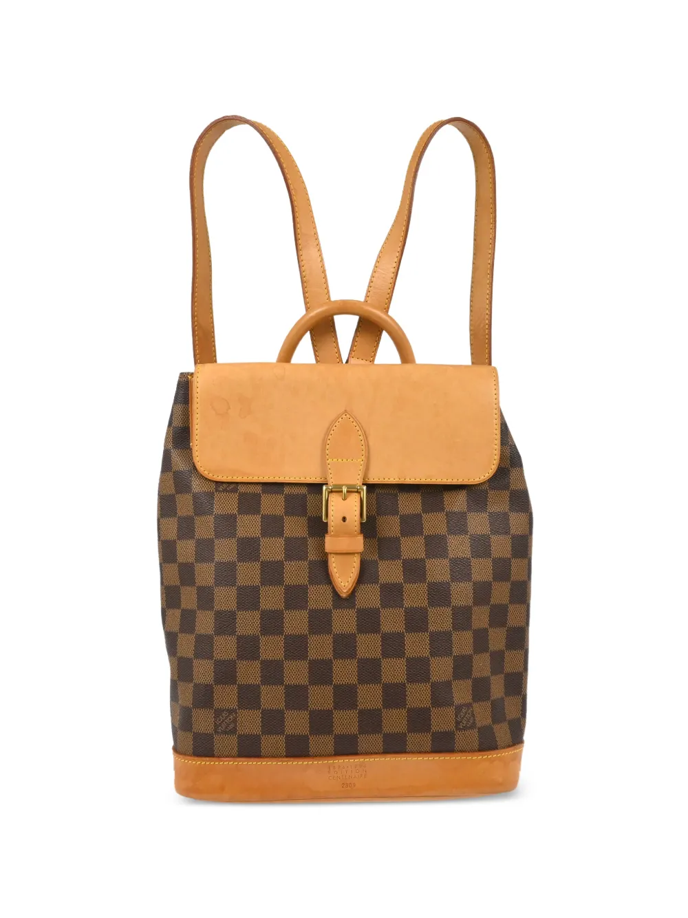 Louis Vuitton Pre-Owned 1996 Damier flap backpack - Brown