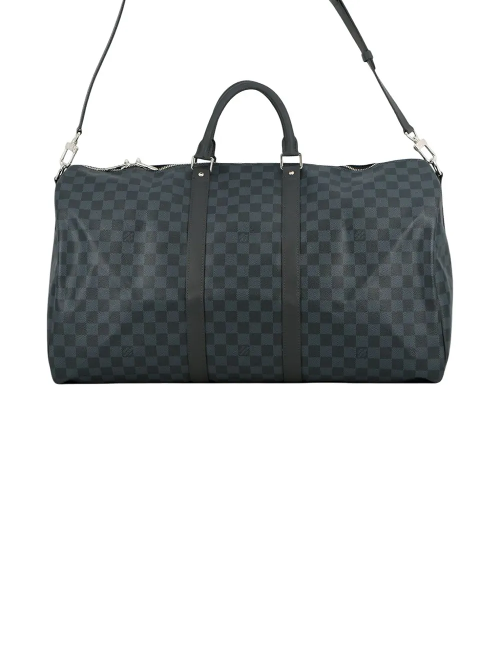 Louis Vuitton Pre-Owned 2017 Damier Cobalt Keepall Bandouliere 55 travel bag - Blu