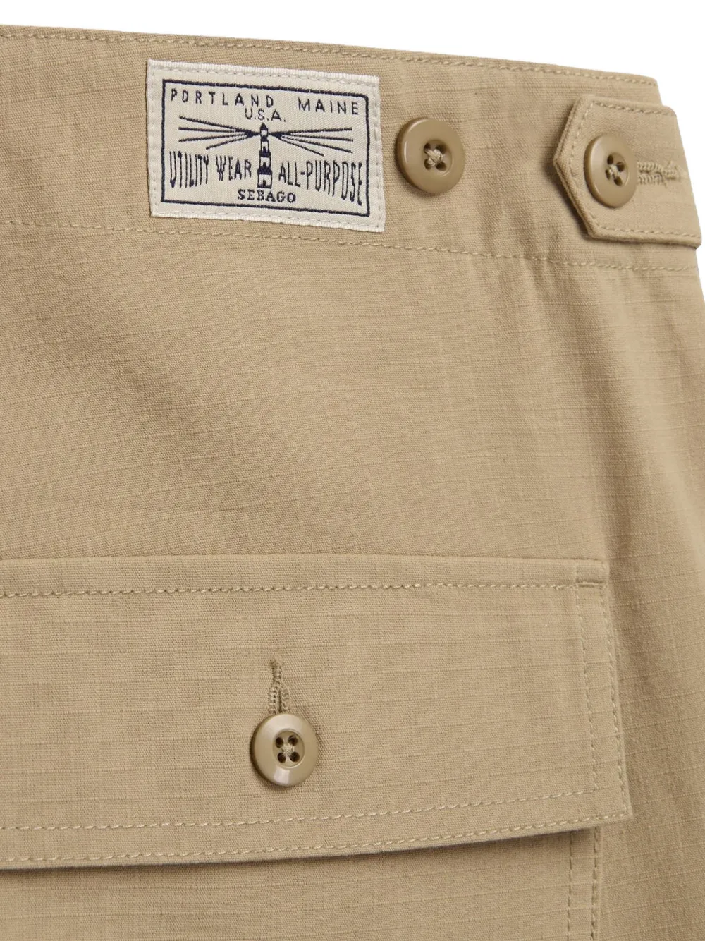  Sebago Milton Patch Pocket Shorts - Neutrals 