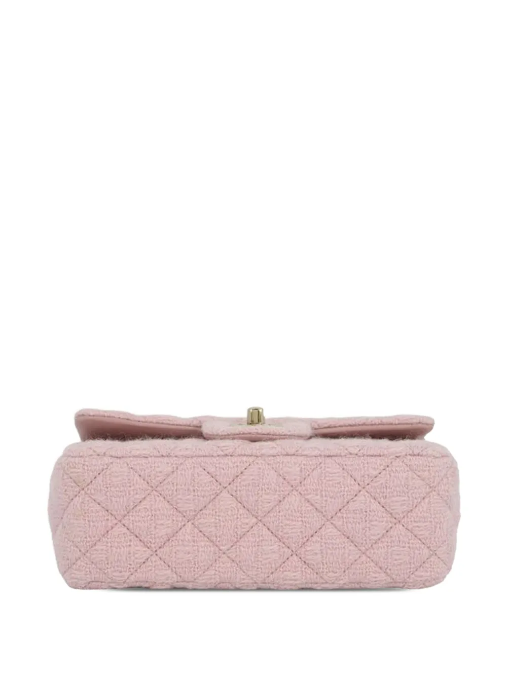 2021 Mini Classic Rectangular Tweed Single Flap Crossbody Bag