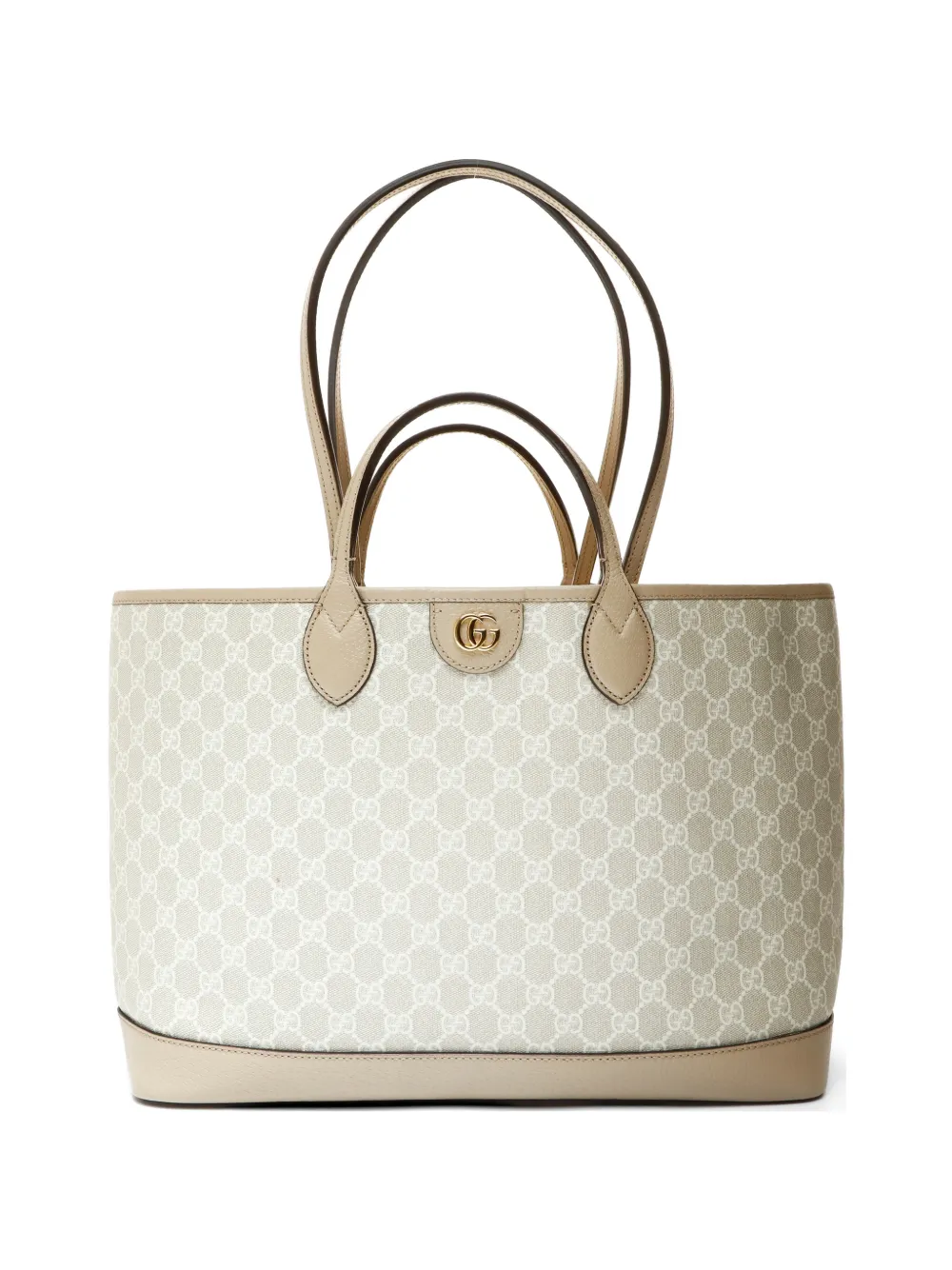 Gucci Pre-Owned 2015-2020s Ophidia GG-supreme-pattern tote bag - Toni neutri