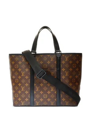 Louis Vuitton Pre-Owned Macassar President Briefcase | Brown