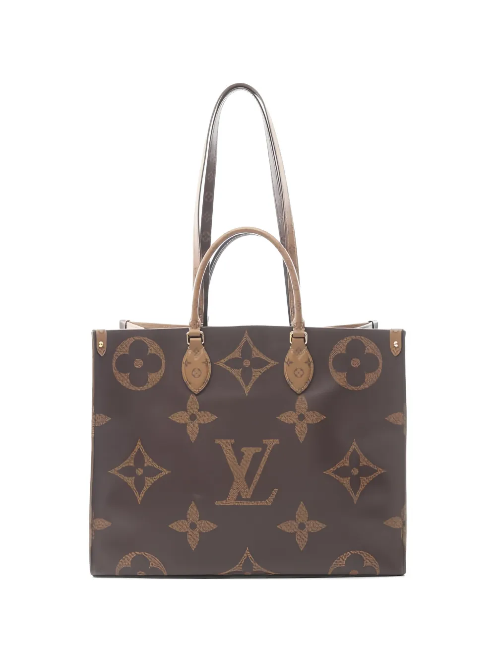 Louis Vuitton Pre-Owned 2019 GM monogram giant reverse tote bag - Marrone