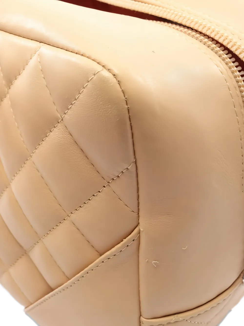 Chanel Pre-owned 2005-2006s Ligne Cambon Leather Bowling Bag in Neutrals, view 5