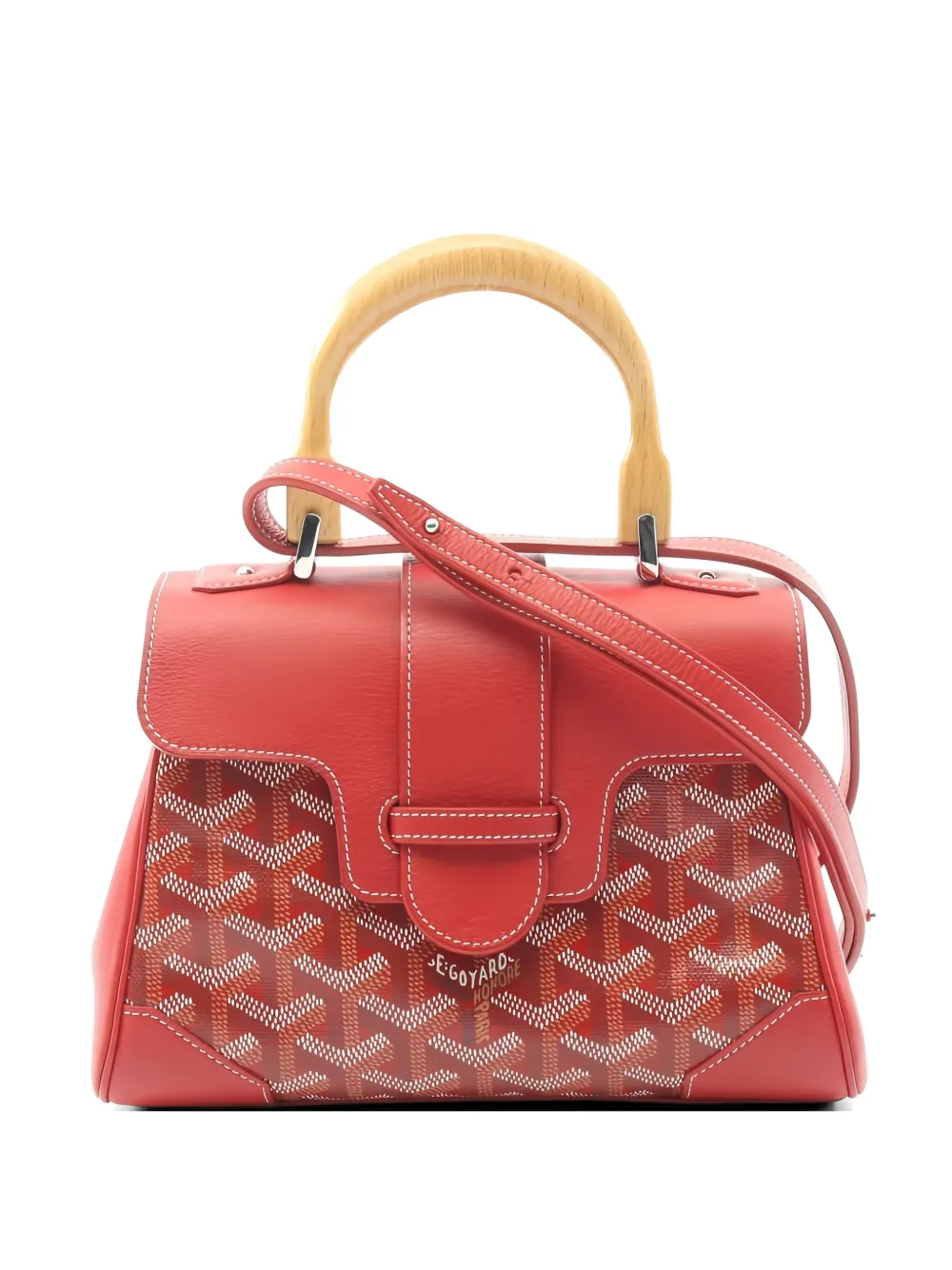Goyard Pre-Owned 2010s mini Saigon tote bag - Rosso