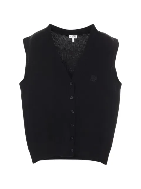 Loewe Pre-Owned Anagram-detail knitted vest
