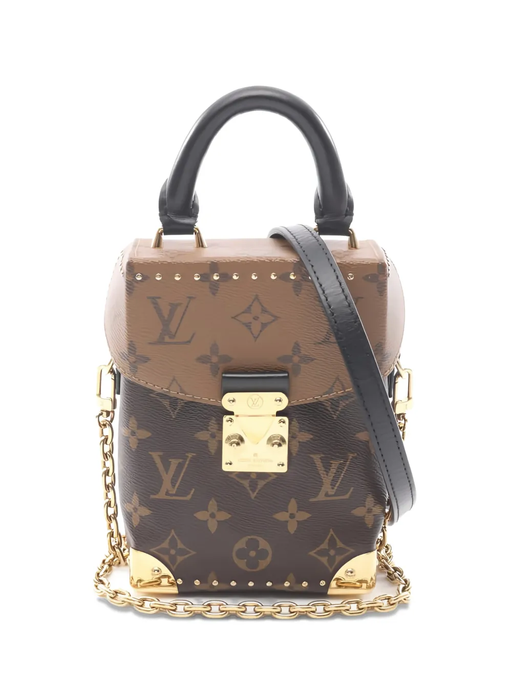 Louis Vuitton Pre-Owned 2021 Camera Box leather handbag - Marrone