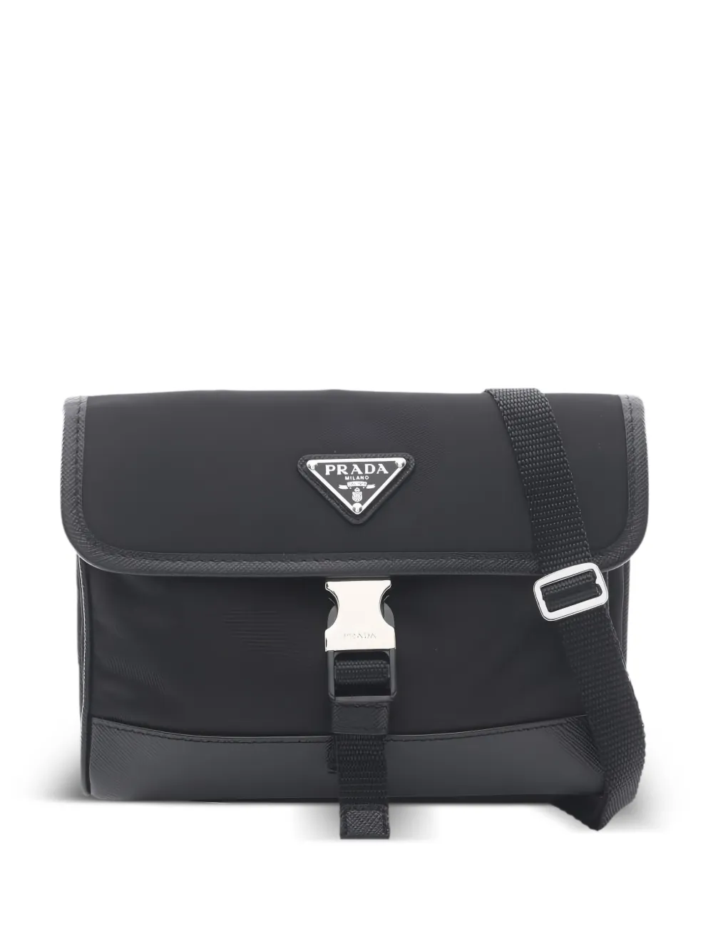 Prada Pre-Owned 2010s triangle-logo smartphone case - Black