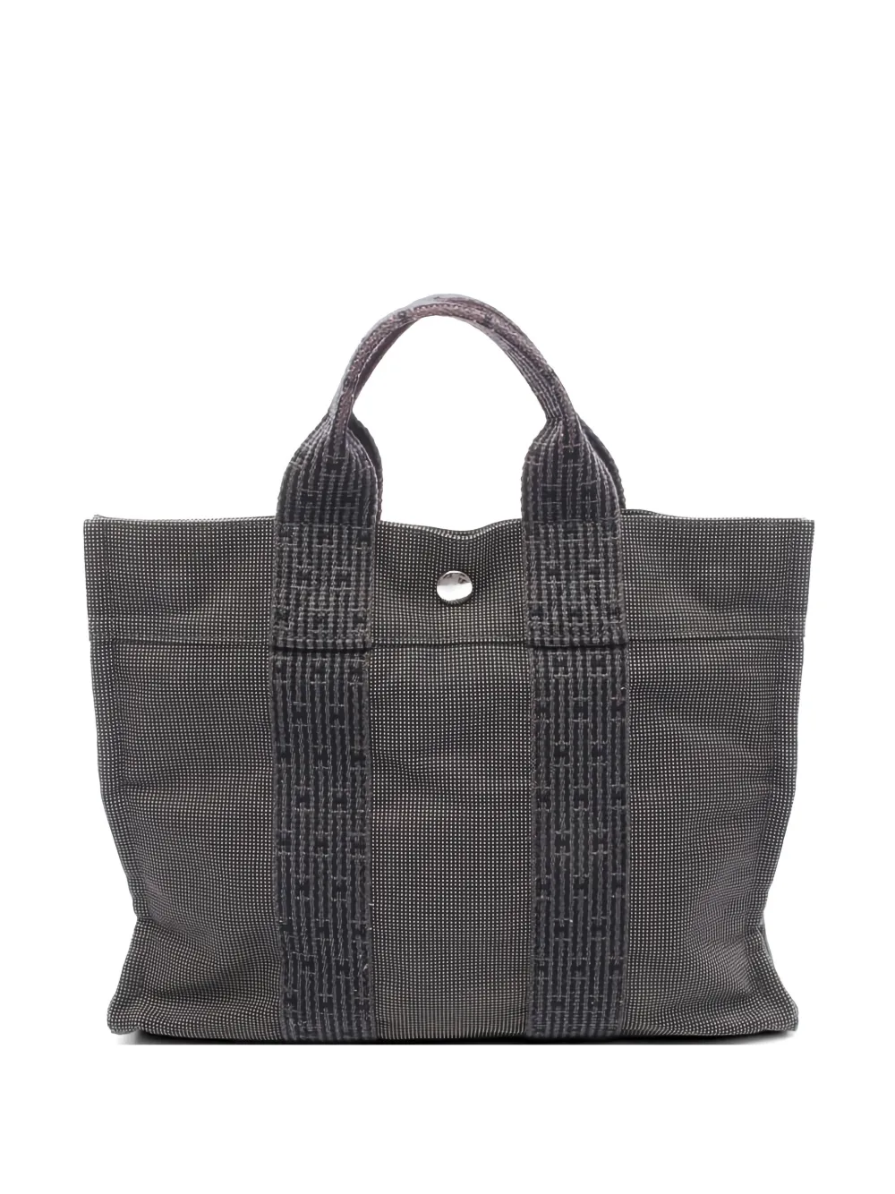 Hermès Pre-Owned 2000s PM Yale Line canvas tote bag - Grigio