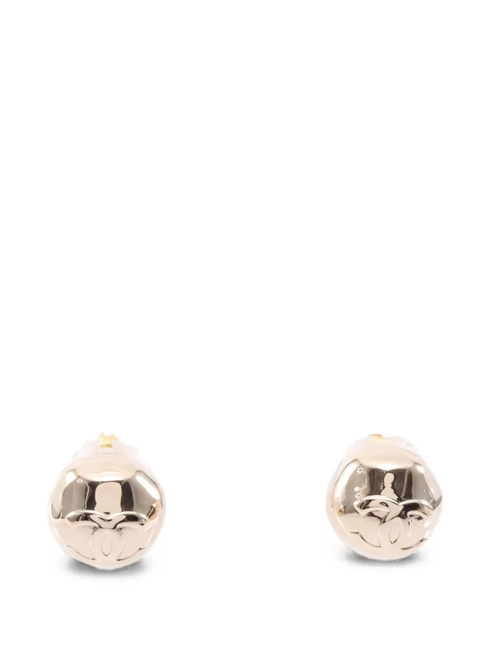 CHANEL Pre-Owned 1986-1988 Cocomark earrings - Gold