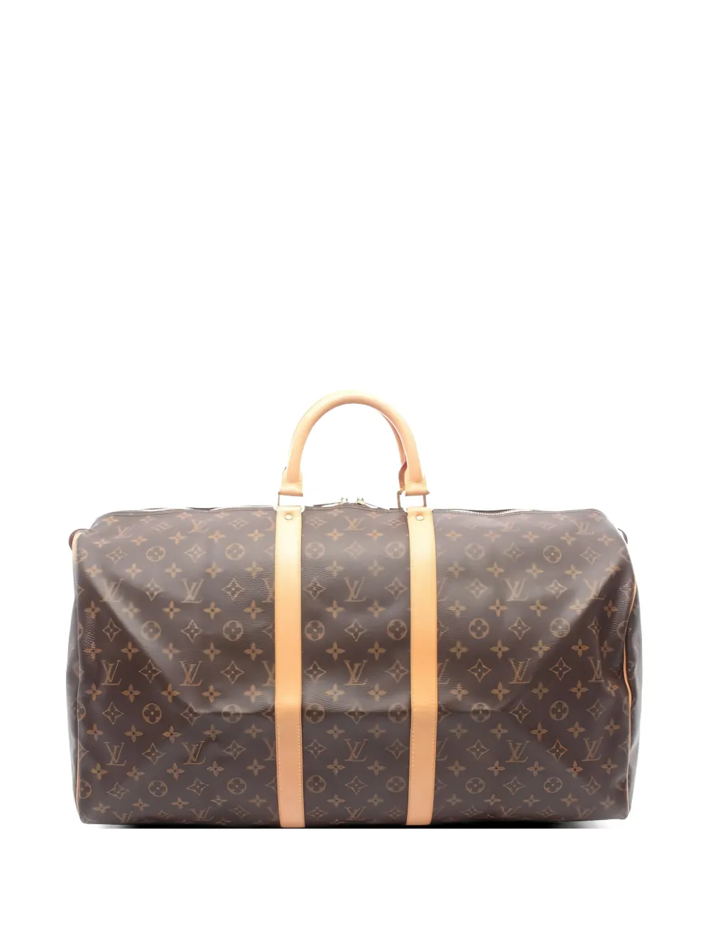Louis Vuitton Pre-Owned 2005 55 Keepall monogram luggage - Braun
