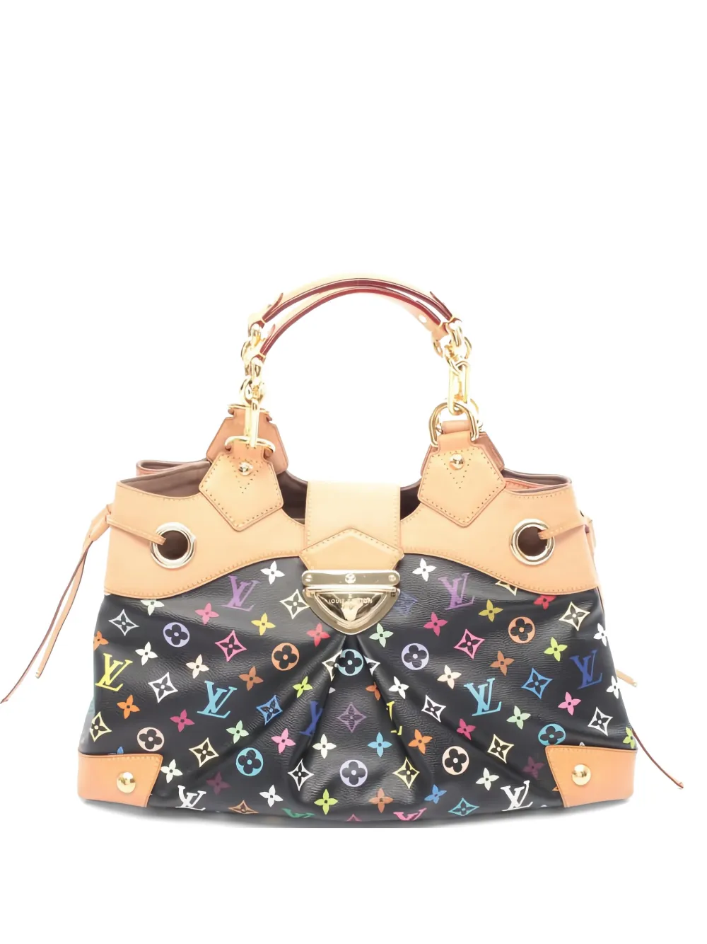Louis Vuitton Pre-Owned 2010 x Takashi Murakami Monogram Multicolore Ursula leather handbag - Nero