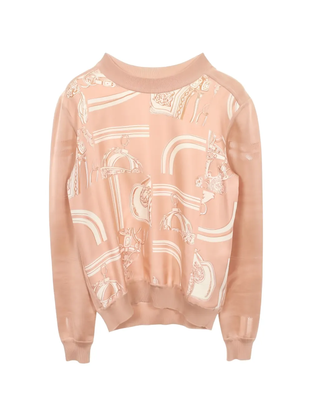 Hermès Pre-Owned 2010s En Desordre Finesse Twillaine sweater - Rosa