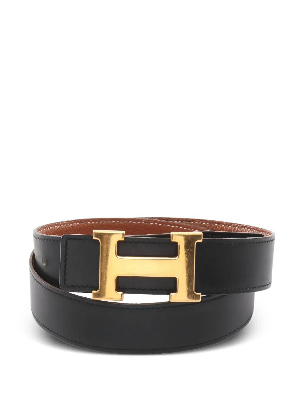 Hermès Pre-Owned 2003 Constance H-belt leather belt - Nero