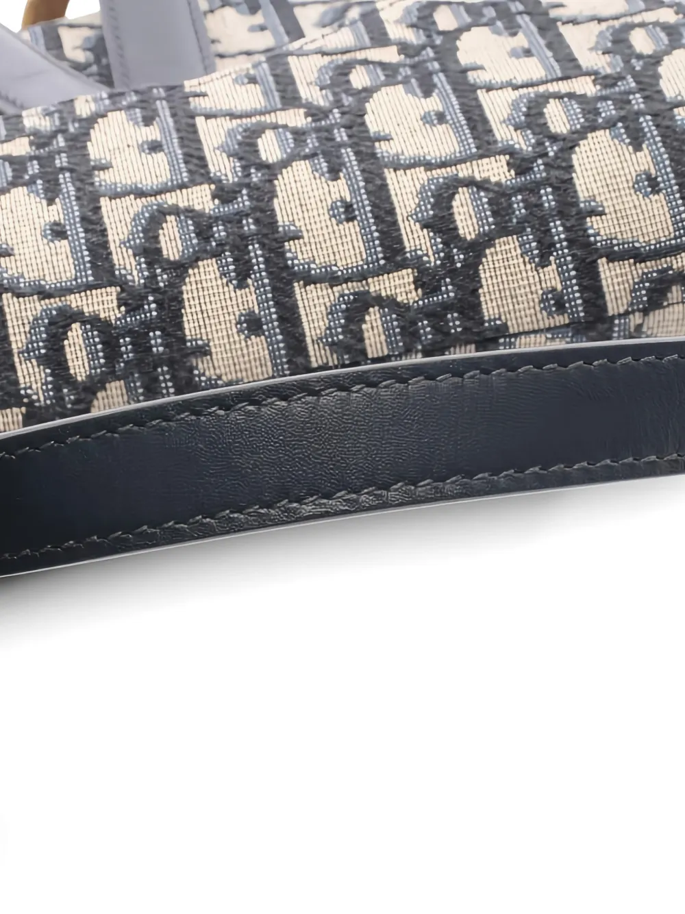 Christian Dior Pre-Owned 2010s Sabble shopper met oblique-jacquard Beige