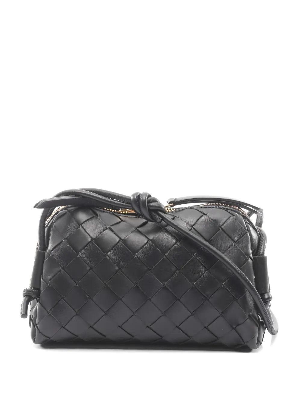 Bottega Veneta Pre-Owned 2010s Intrecciato shoulder bag - Black