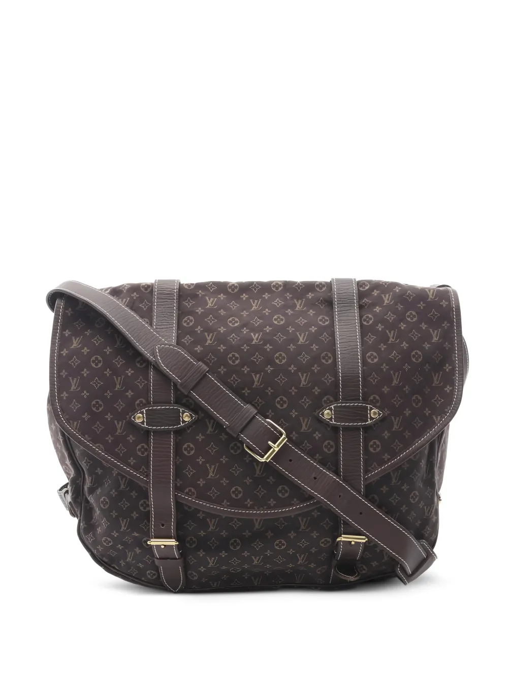 Louis Vuitton Pre-Owned XL Saumur monogram shoulder bag - Marrone
