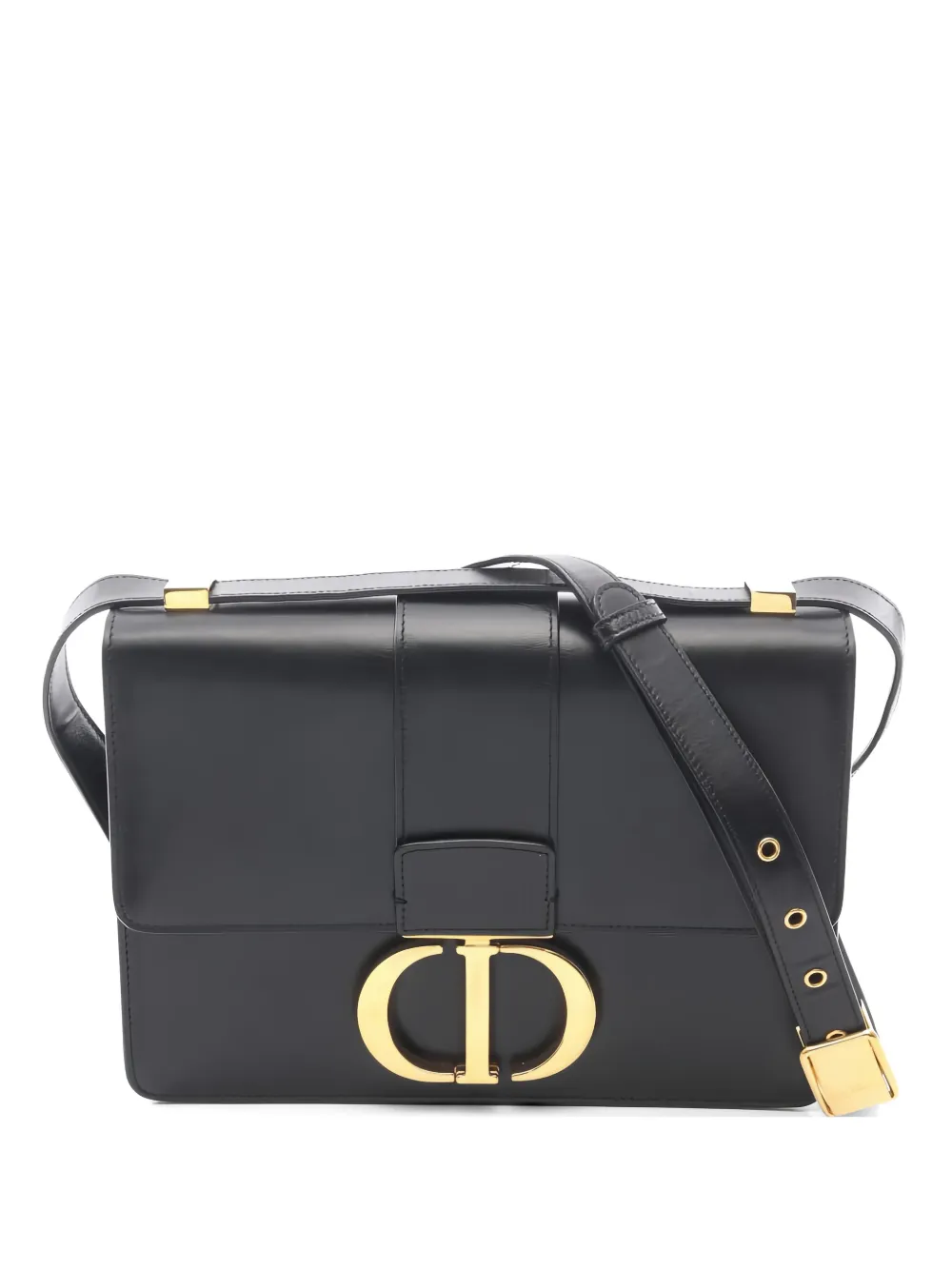 Christian Dior Pre-Owned 2010s 30 Montaigne leather shoulder bag - Nero