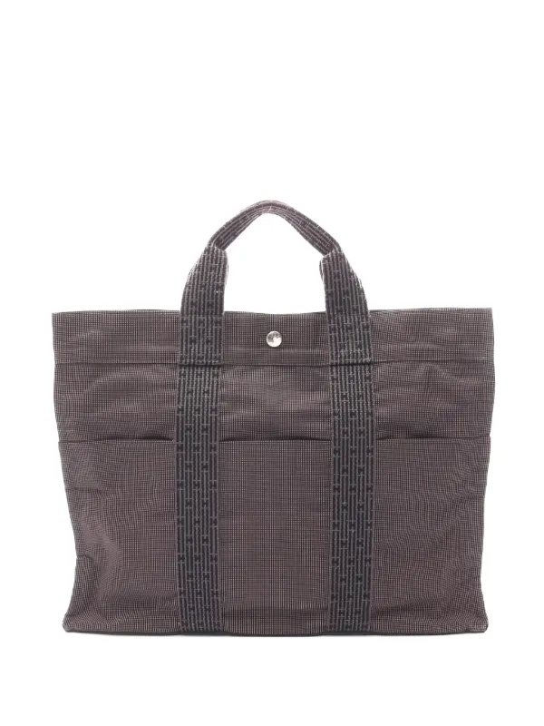 Hermès Pre-owned 2000s MM Her Line Tote Bag in Grey