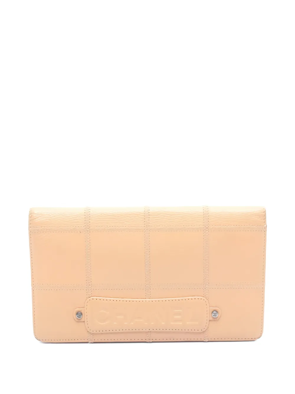 CHANEL Pre-Owned 2005 chocolate bar leather wallet - Toni neutri