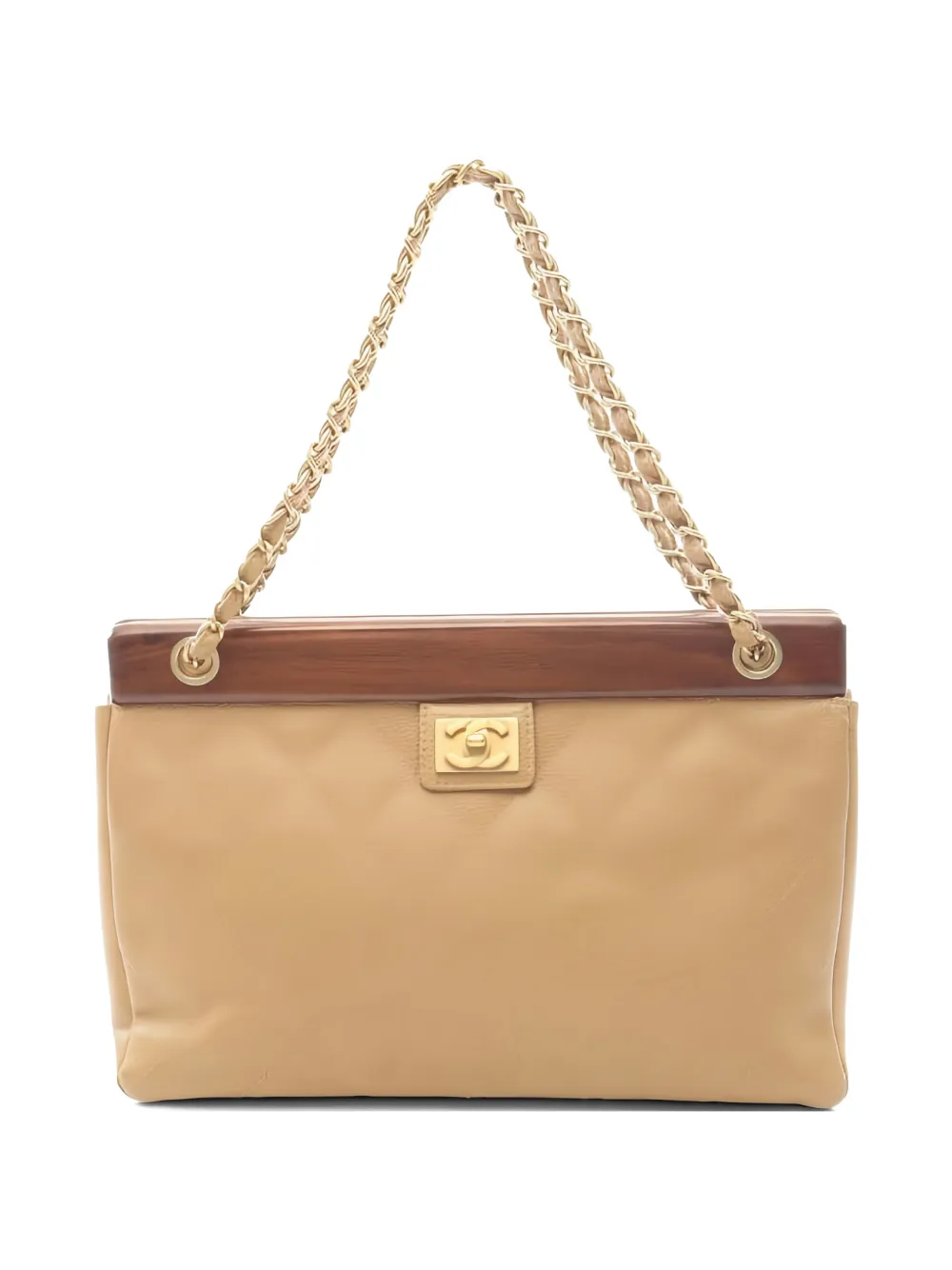 CHANEL Pre-Owned 2003-2004 matelassé shoulder bag - Toni neutri