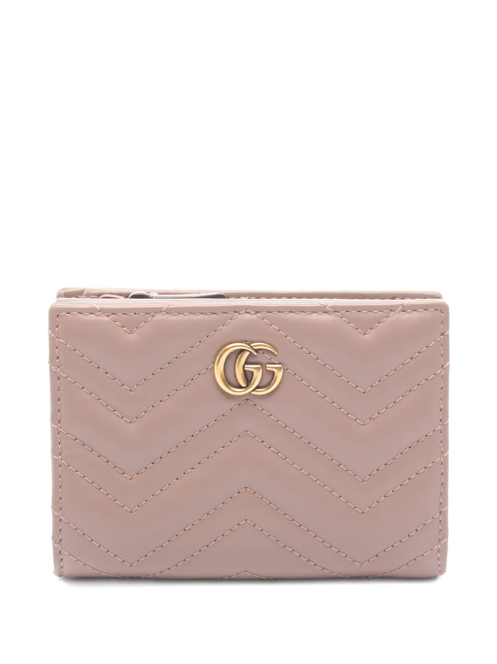 Gucci Pre-Owned GG Marmont bi-fold wallet - Rosa