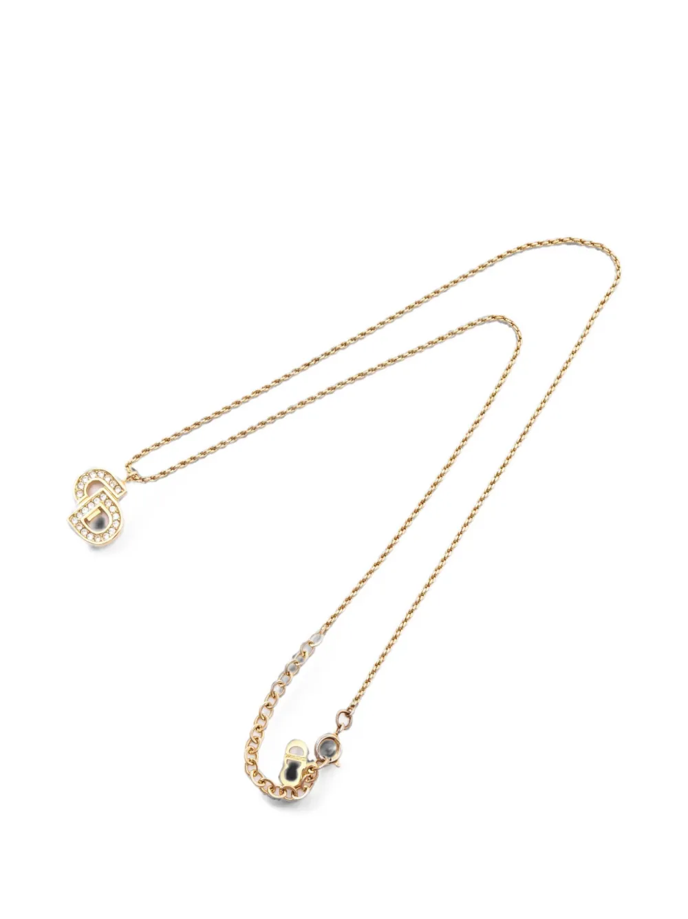 Christian Dior Pre-Owned 2000s CD logo necklace - Oro