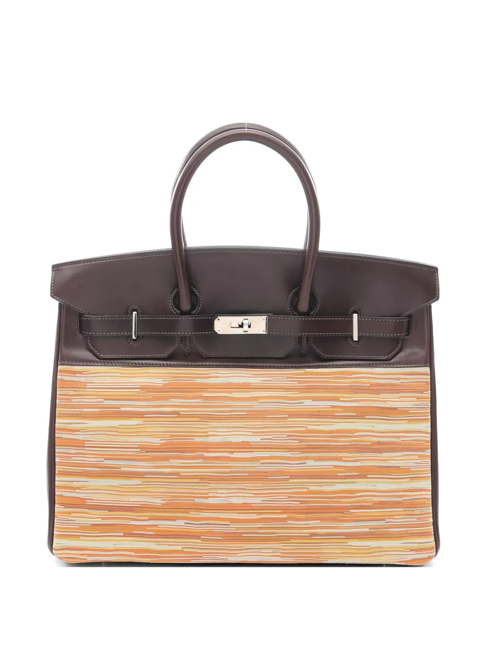 Hermès Pre-Owned 2003 Birkin 35 Ebene tote bag - Marrone