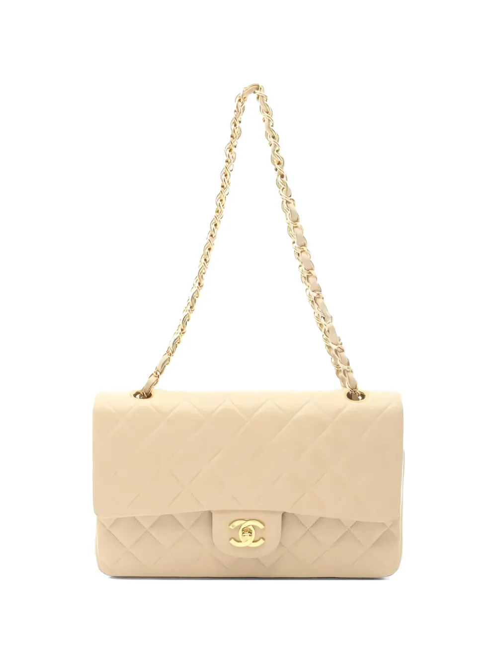 CHANEL Pre-Owned 1994-1996 Double Flap shoulder bag - Toni neutri