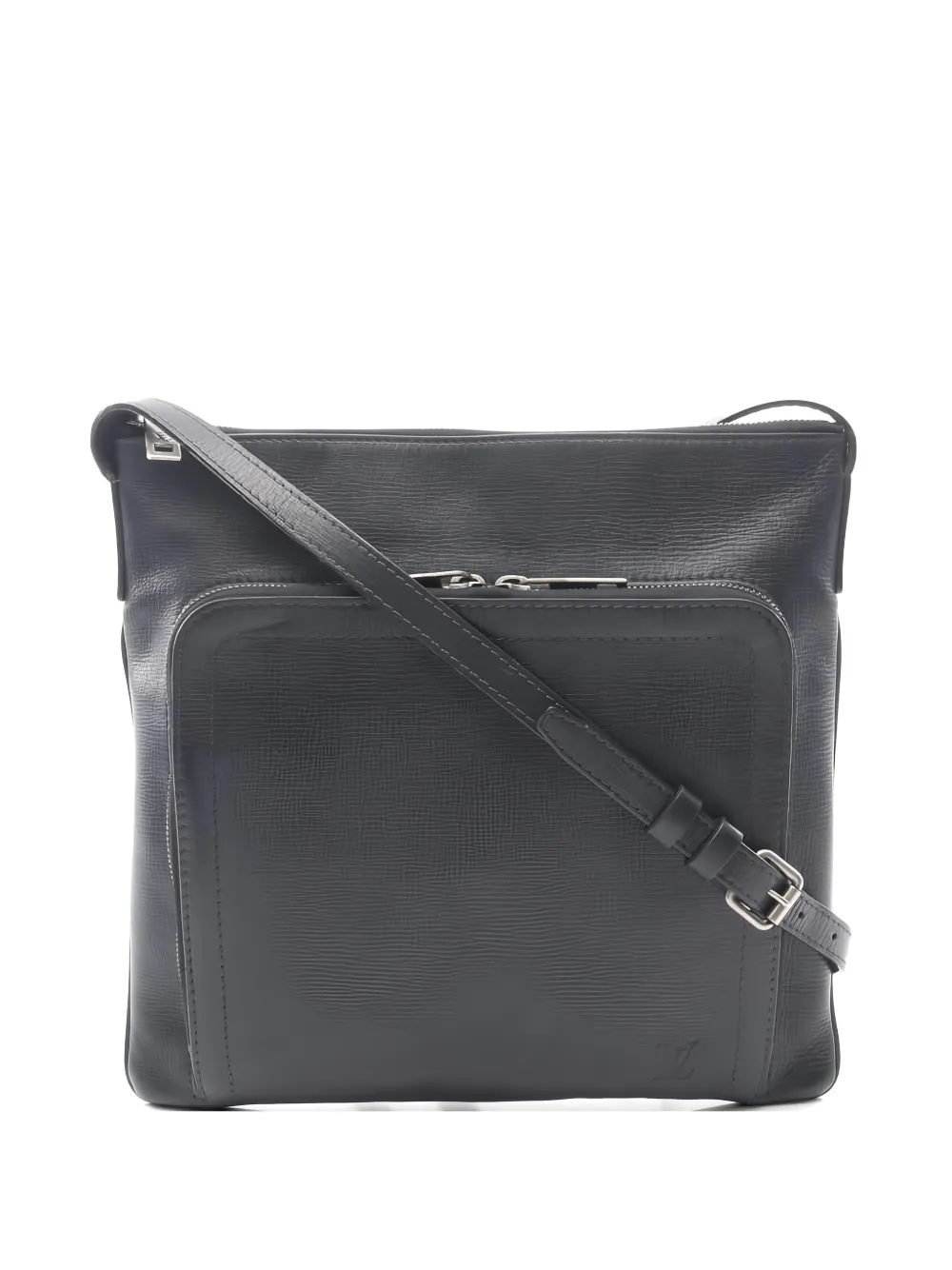 Louis Vuitton Pre-Owned 2009 Popi Utah Basalt messenger bag - Nero