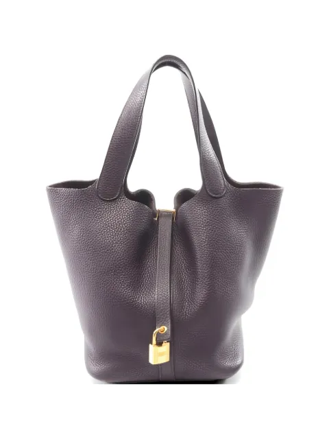 Hermès Pre-Owned 2019 Picotin Lock MM taurillon clemence tote bag