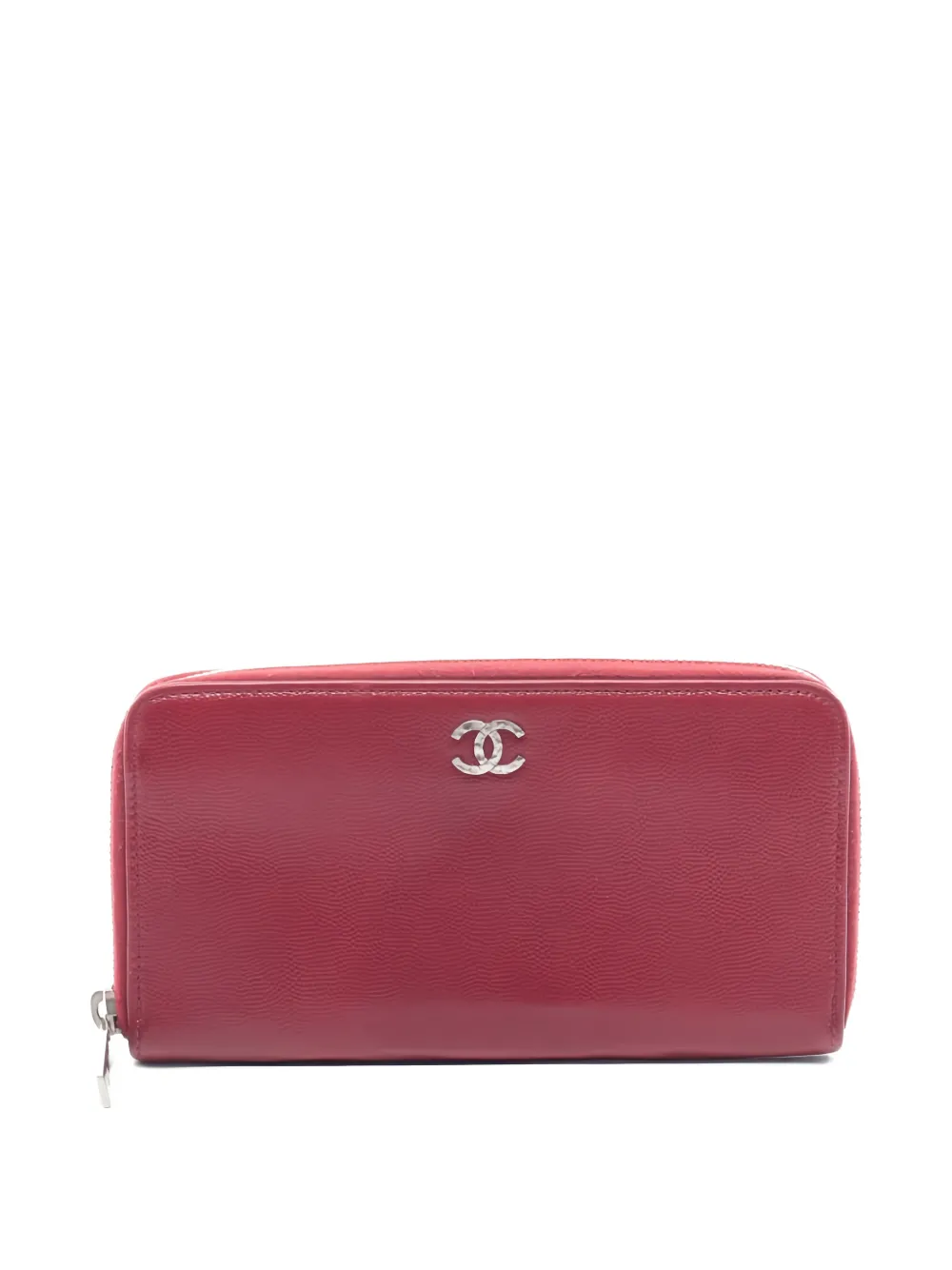 CHANEL Pre-Owned 2010s zipped wallet - Rosso