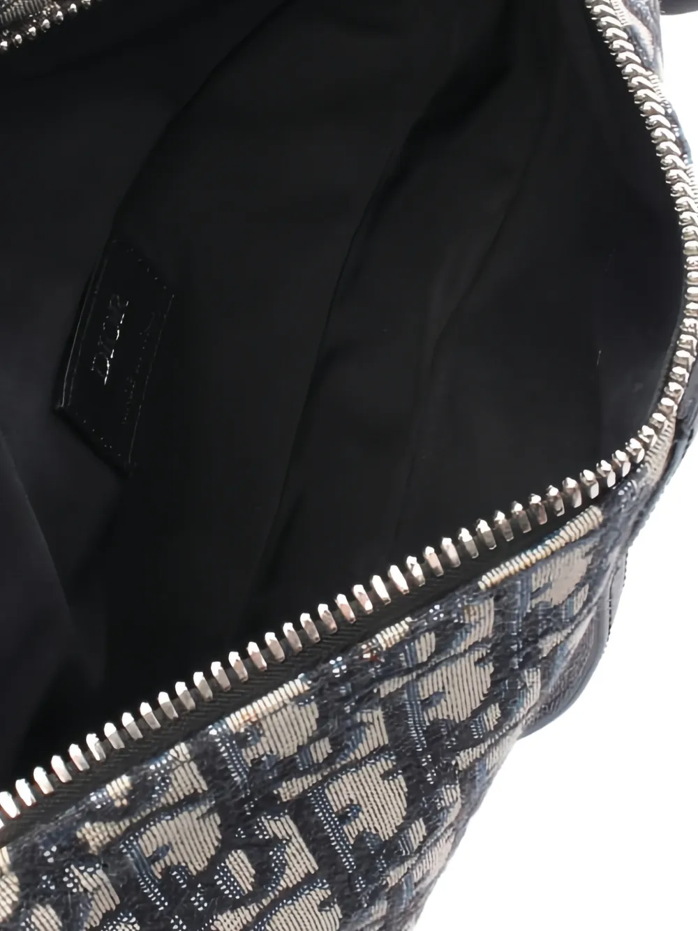  Christian Dior Pre-owned 2010s Saddle Oblique-jacquard Messenger Bag - Neutrals 