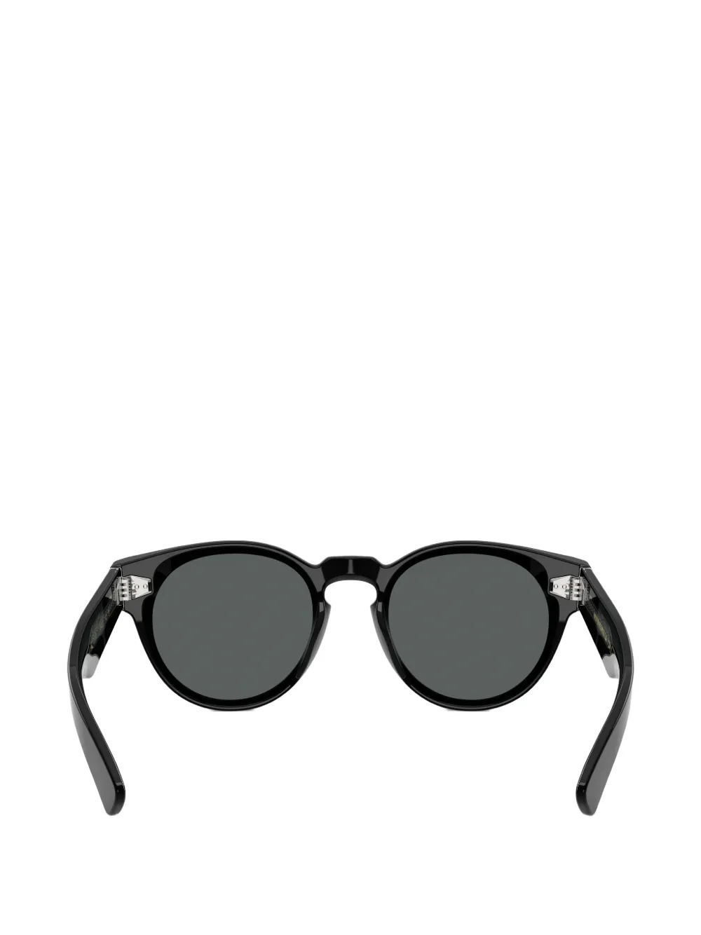 Oliver Peoples Zonnebril met rond montuur Zwart