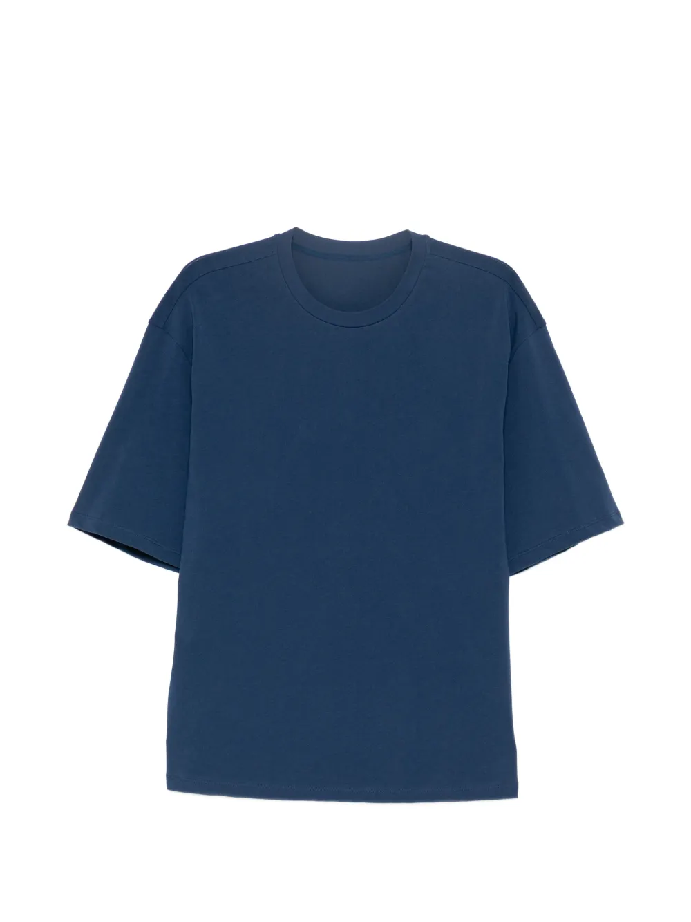 Croquis Slogan Short-sleeve T-shirt In Blue