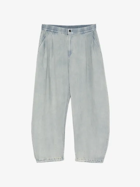 CROQUIS light wash balloon jeans