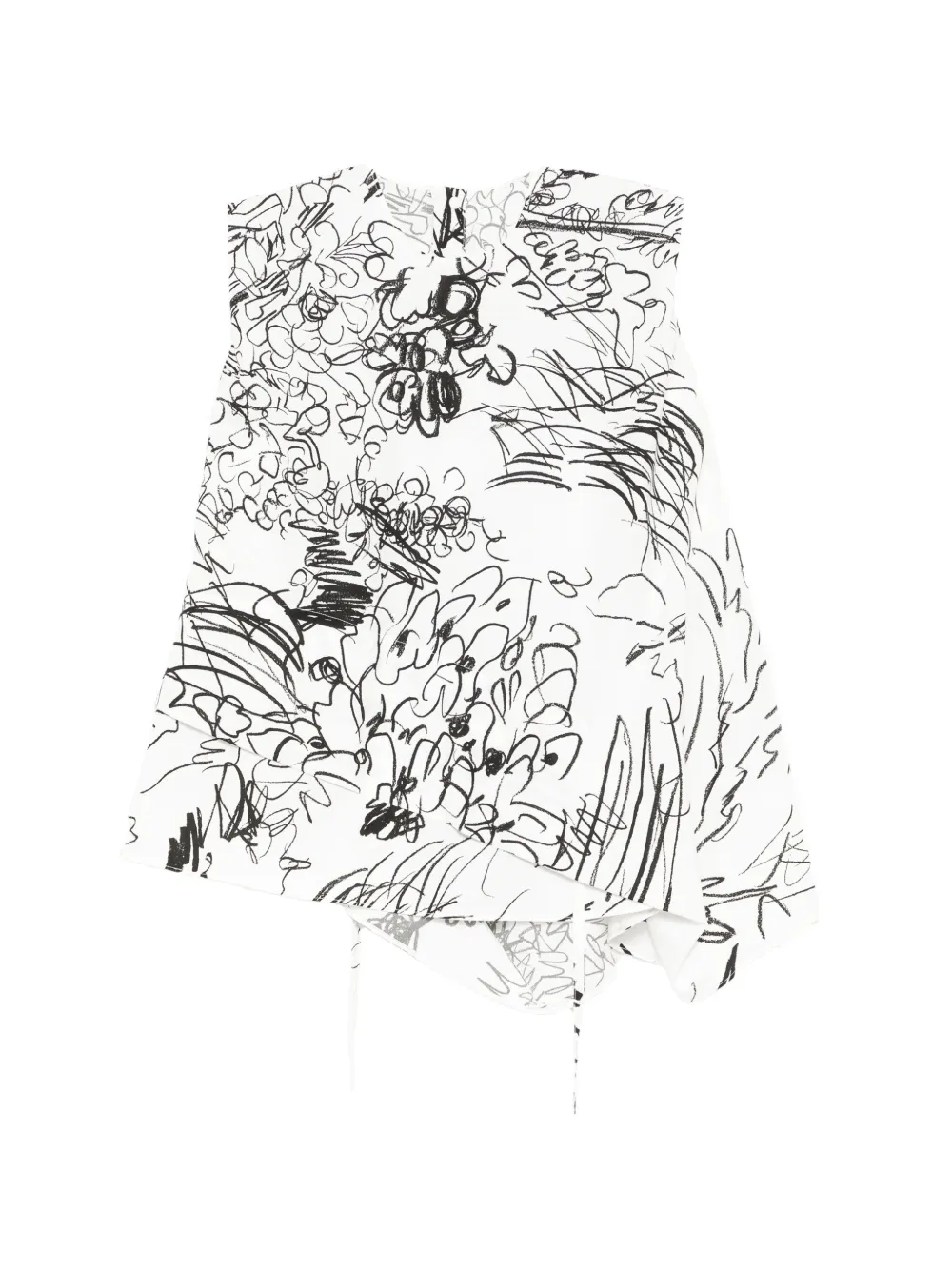 JNBY Top mit Blumen-Print - Weiß