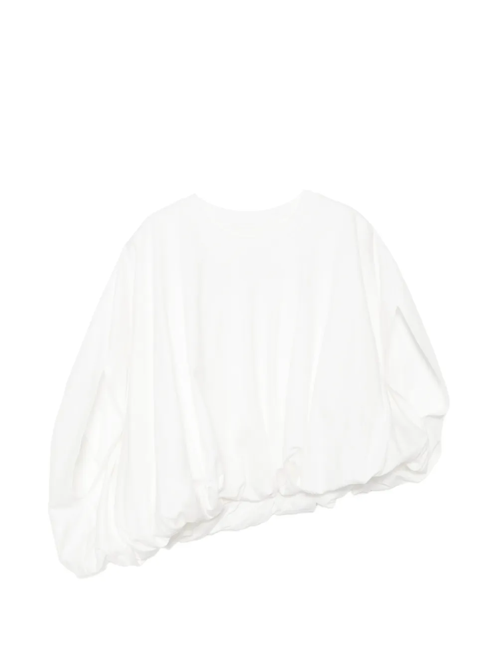 JNBY Oberteil mit Ballonsaum - Weiß