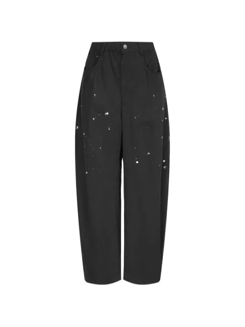 CROQUIS paint-splash oversized trousers