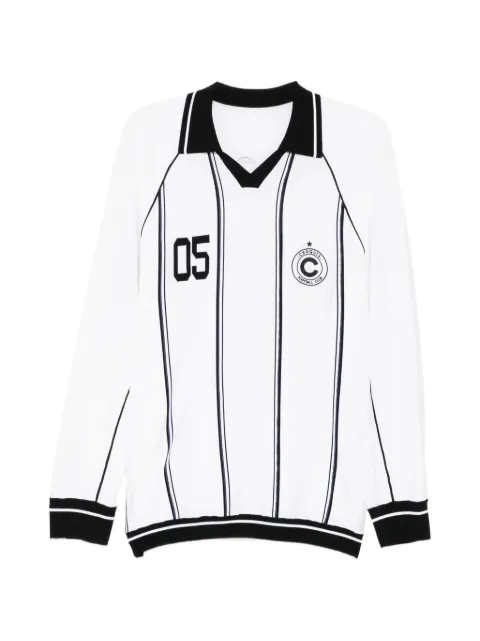 CROQUIS striped long-sleeve knit top