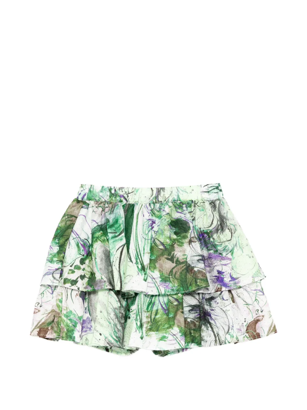 jnby by JNBY Shorts con stampa e ruches - Bianco