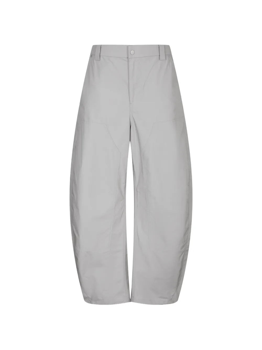 CROQUIS rivet-trim barrel trousers Grijs