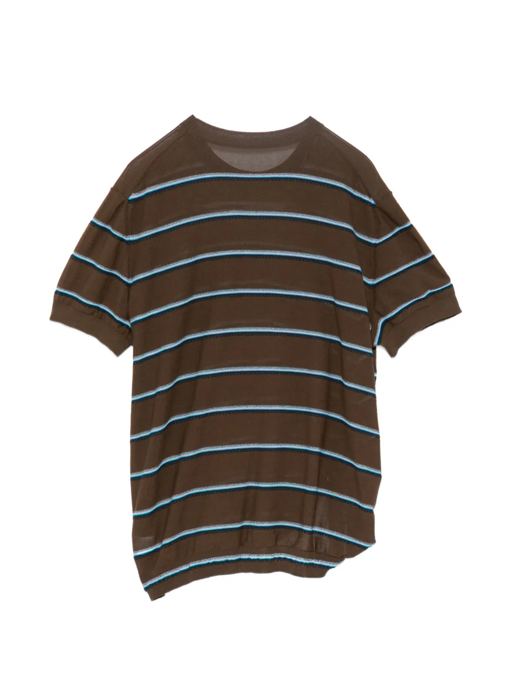 JNBY Gestreepte top met gespdetail Bruin