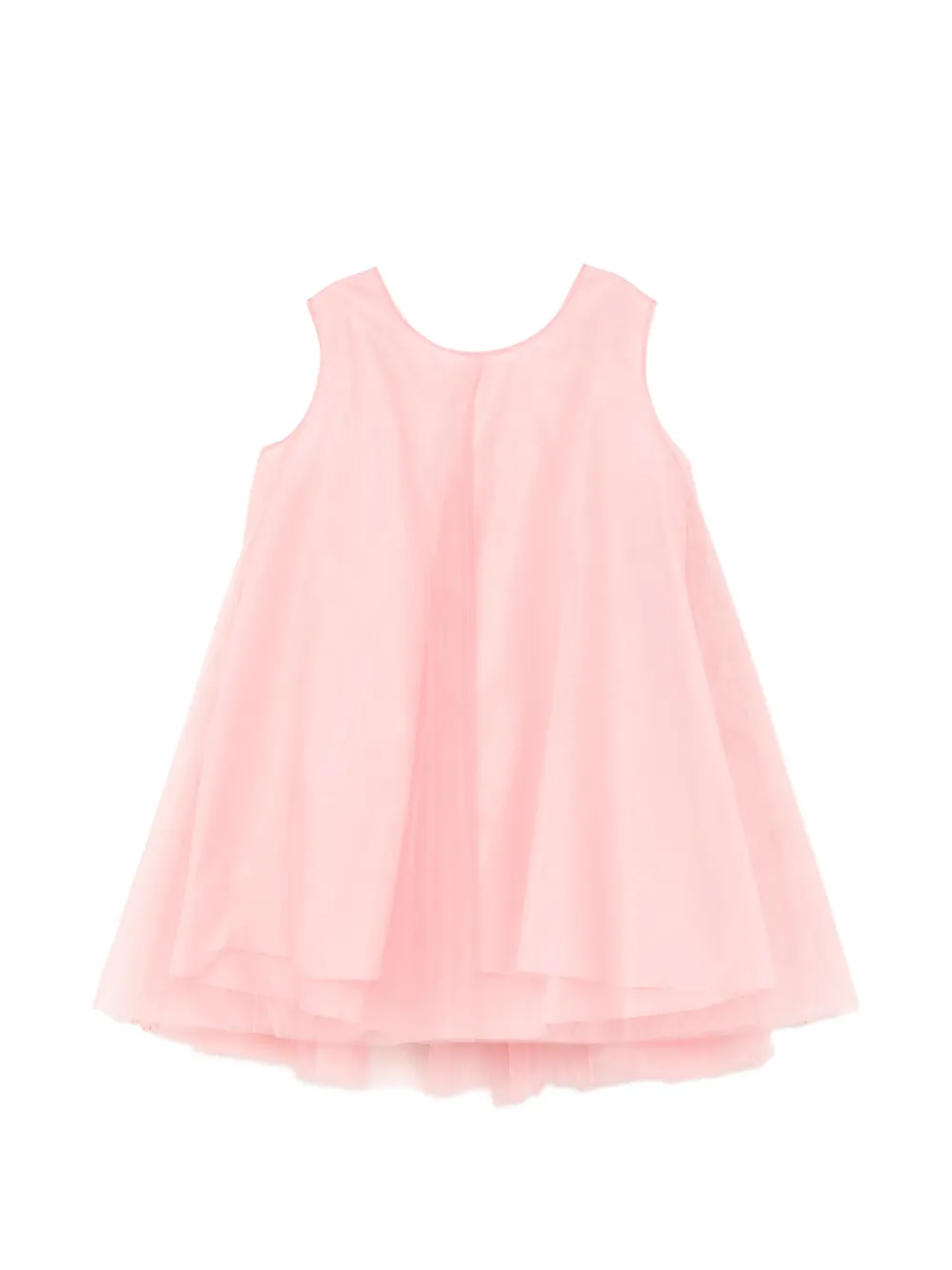 jnby by JNBY Mesh A-lijn jurk met wolkenprint Roze