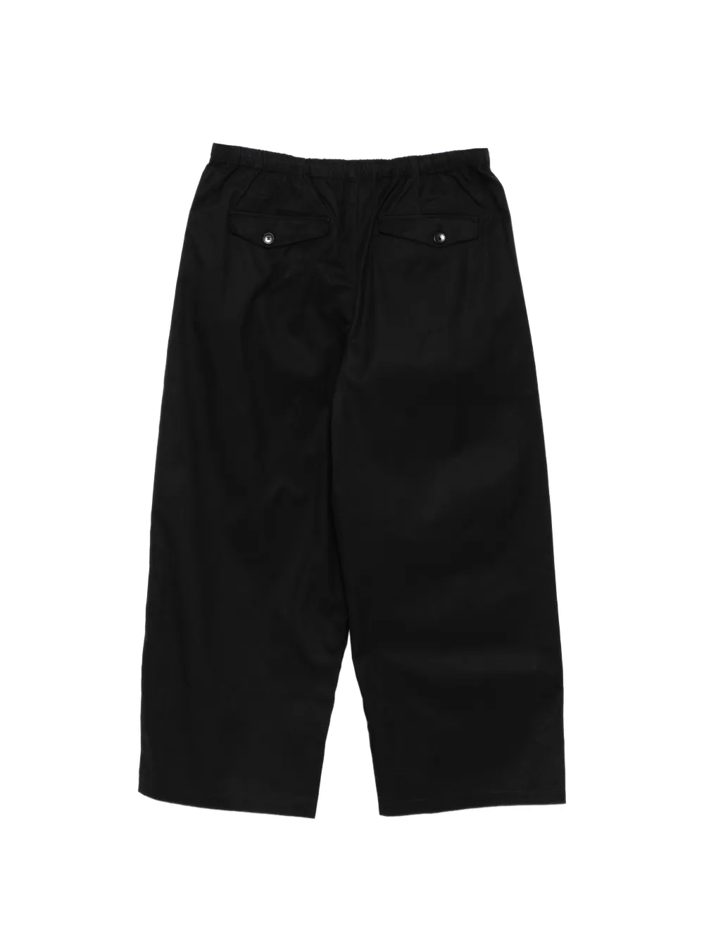 JNBY Broek met elastische taille en wijde pijpen Zwart
