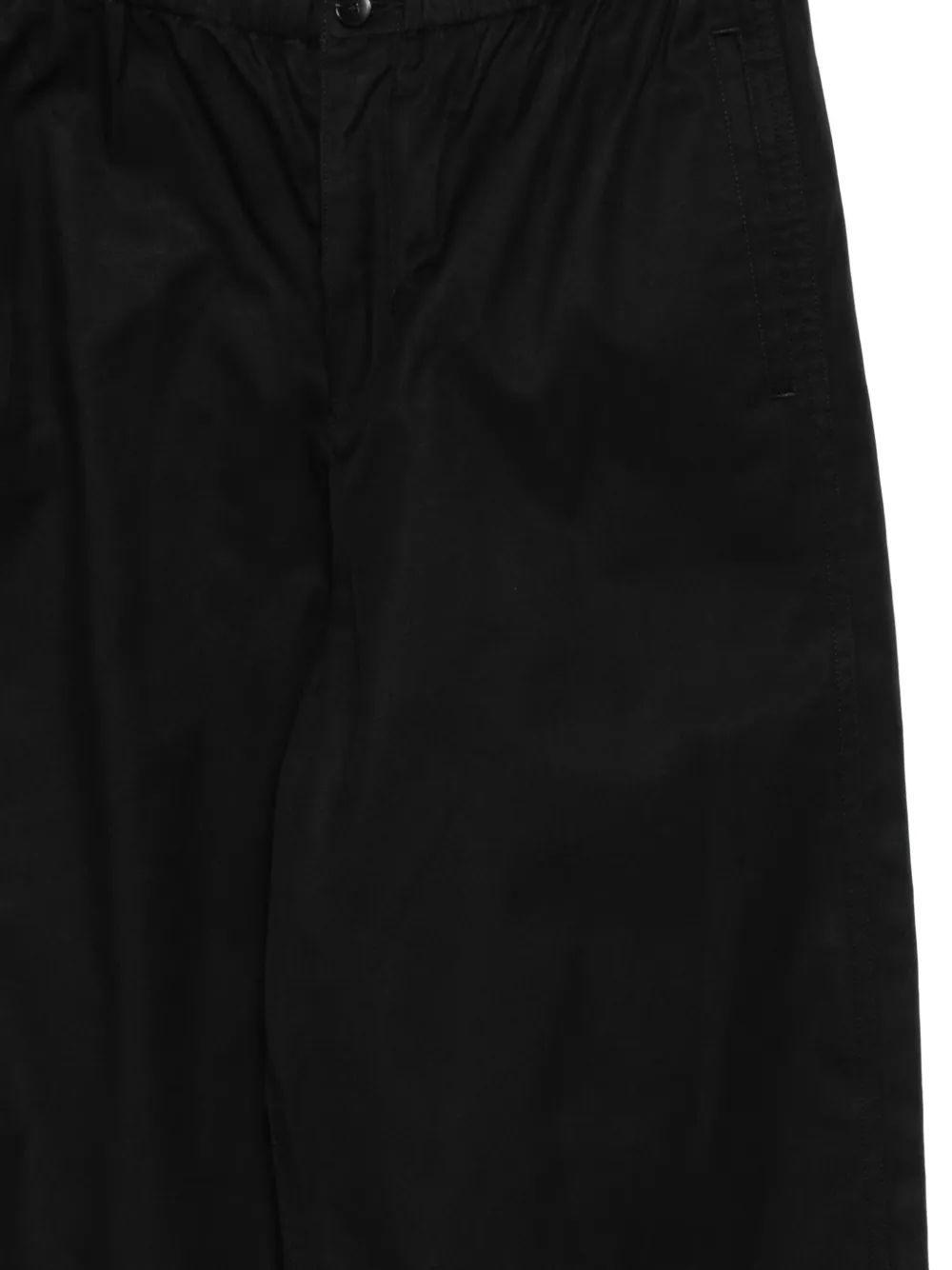 JNBY Broek met elastische taille en wijde pijpen Zwart
