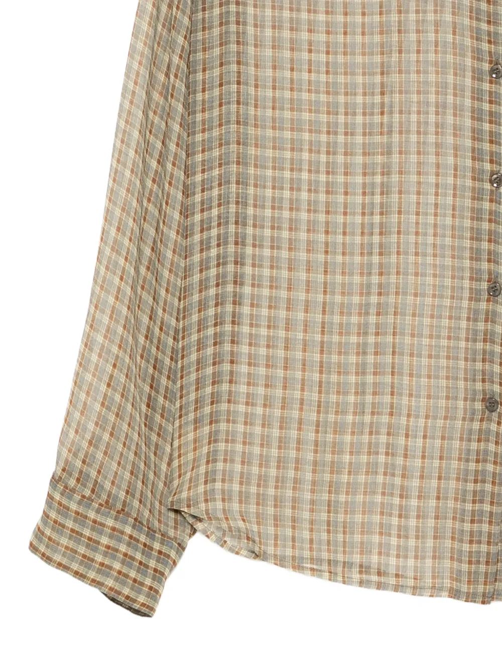 JNBY Geruit blouse Beige