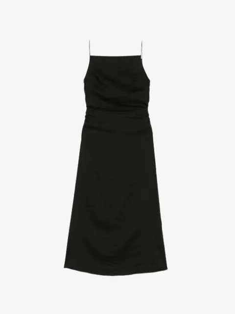 LESS pleated slip dress
