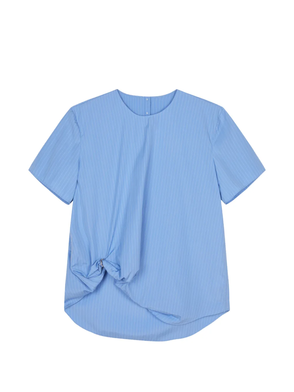 JNBY Blusa gessata con pieghe
